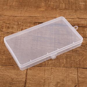 Storage Boxes 1 Pcs MASK Box Holder Transparent Plastic Sample Ornament Electronic Component Packaging Case Mobile Office Supplies