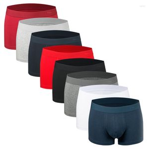 Underpants Norcotton 3PCs Pack Bamboo Cotton Men's Underwear Antibacterial Boxers Shorts Solid Color Classic For Man