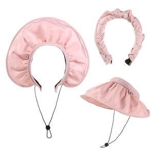 Wide Brim Hats 1Pc Summer Visors Cap Foldable Large Sun Hat Women Dual-use Beach Fashion Hair Accessories