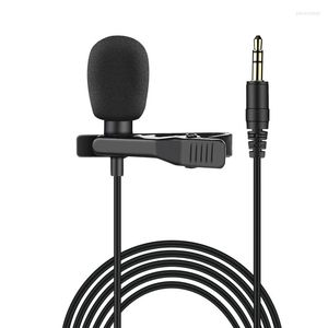 Microphones TAKSTAR TCM-400 Portable Clip-on Lapel Lavalier Microphone 5.0m Mini Wired Mic Condenser Mikrofon For Live Broadcast Interview