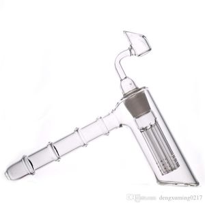 Hammer Glass Bongs Water Pipes 6 Arm Perc Percolator Bubbler Dab Rigs Beaker Bong 18,8mm Ask Catcher Hosahs Tv￥ funktioner