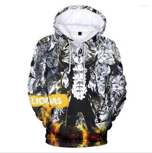 Männer Hoodies Neuheit Die Sieben Todsünden Cartoon Meliodas 3D Sweatshirt Männer/frauen Mode Mit Kapuze Winter Sweatshirts Hip hop Kleidung