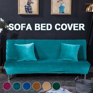 Chair Covers Sofa Bed Cover Winter Plush Large Stretch All-Inclusive Folding Elastic Velvet Seat For Living Drawing Room