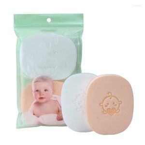 Makeup Sponges 2sts mjuk tjock ansikte ren svamp Träfibertvätt Beauty Accessory Cleansing Puff