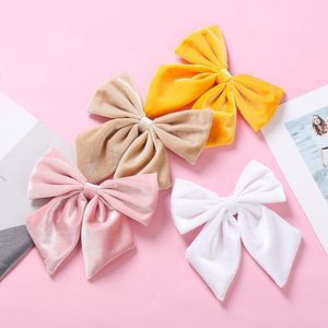 Newborn Baby Headband Ribbon Hair Accessories For Girl Hairband Butterfly Bow Infants Nylon Elastic Band Cute Photography Props 1443