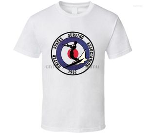 Men's T Shirts Vintage Surf T-Shirt United States Surfing Association 1962