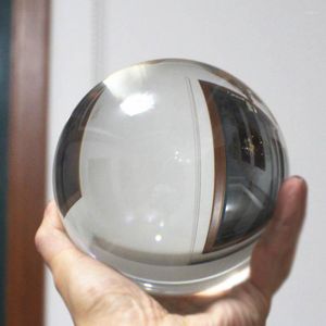 装飾的な置物30/40/50mmポグラル小道具用のクリアなガラスクリスタルボールホームデコレーションギフトnov99