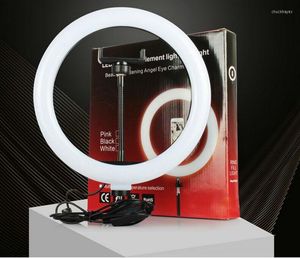 テーブルランプLEDリングライトフィルランプUSB搭載セルフィーキット調光物質POスタジオ電話YouTubeライブストリームビデオ26cm/30cm（dia。）オプション