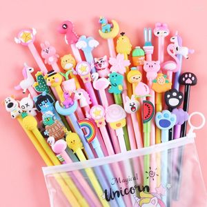 20Pcs/Set Gel Pen Stationery Kawaii School Supplies Ink Office Suppliers Kids Gifts