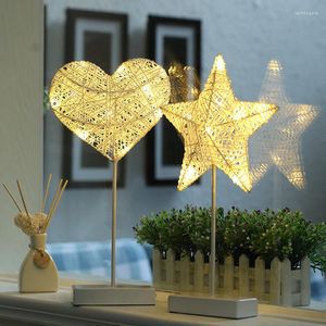 Lampade da tavolo Lampada da scrivania a LED Luci notturne Illuminazione natalizia Home Club Decorazioni da parete per esterni per interni Regali di San Valentino Decorazione di nozze