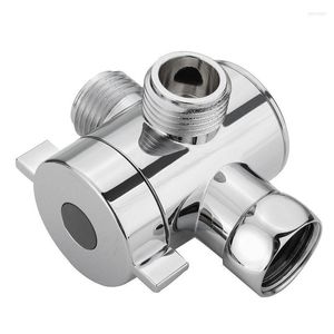 Kitchen Faucets 1/2 Inch 3-Way T-Adapter Diverter Valve Adjustable Shower Head Arm Mounted Bathroom Hardware Accessory