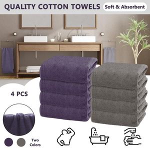 Towel Cotton Soft Bath Set Home Towels For Adults Face Thick Absorbent Bathroom Blanket 4pcs