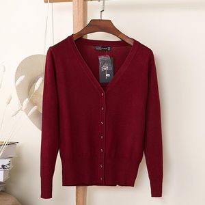 Women's Knits 2023 Winter Women Cardigans Cashmere Sweater Knitted Jacket Fashion Girls Korean Chic Top Woman's Sweaters Jersey Knit