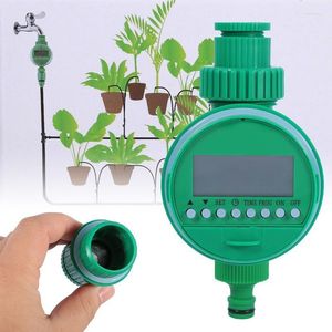 Urządzenia do podlewania Automatyczne elektroniczne wyświetlacz lcd wyświetlacz domu elektromagnesu Water Timer Timer Garden Plant System kontrolera nawadniania