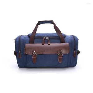 ダッフェルバッグMaketina Travel Bag Hand Luggage Carry On Large Tote VintageMen Outdoor Duffle