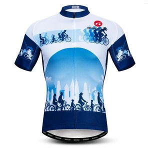 Giacche da corsa Maglia da ciclismo Maglia da uomo Bike Pro MTB Camicie Manica corta Team Top Abbigliamento da bicicletta Verde Rosso