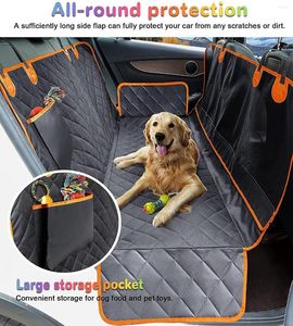 Dog Car Seat Covers Pet Travel Cover Mat Hammock Protector With Zipper Pocket Mesh Foldable Cat Carrier