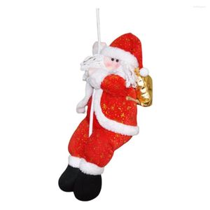 Christmas Decorations Decoration Cartoon Fabrics Santa Claus Market Showcase Decor House Tree