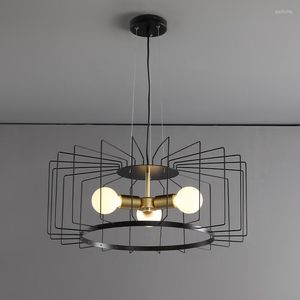 Lampy wiszące w stylu ptaków żyrandol z klatki ptakowej światło LED do salonu Loft kuchnia retro e27 baza przemysłowa lampa wisząca oświetlenie domowe