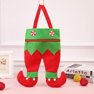 Christmas Decorations 52 32cm Wine Bottle Bag Candy Elf Gift