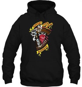 Men's Hoodies Men Hoodie Bandidos MC Wspieraj lokalny Motorcycle Club Rider S 5xl Women Streetwear