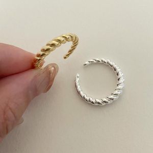 Cluster Rings SHANICE Women Jewelry French Croissant Adjustable Ring Braid Twisted For Girl Trendy Party Gifts