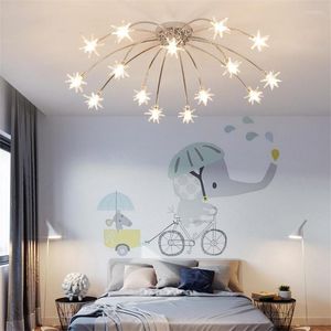 Pendellampor modern lätt stjärnklädare sovrum vardagsrum lampor lobby belysning dekoration hängande fixturer