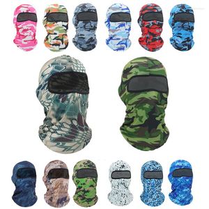 Caschi motociclisti Balaclava multifunzione mimetica militare mimetica maschera tattica calda ciclismo accessori per cappelli a faccia piena