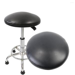 Kudde QXR Bar Stool Seat Black Pu Leather Soft Laboratory Furniture ESD Antistatic Replacement Part