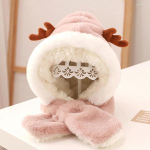 Berets Soft Children Winter Hat Scarf Washable Kids Unisex Baby Boy Girl Bonnet Cold-proof