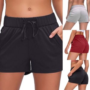 Motorcycle Apparel 2023 Women's Fashion Pants Running Shorts Leggings Sport Gym Athletic Active Workout Female With Pockets Ladies