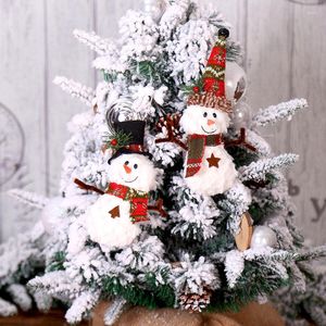 Christmas Decorations 2023 Hanging Snowman DIY For Home Items Pendant Ornament Year