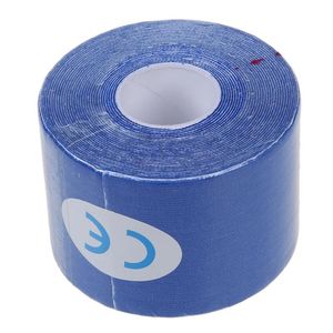 Joelheiras cotovelas 1 roll esportes de cinesiologia Cuidado Fitness Athletic Health Fita 5m 5cm - azul marinho