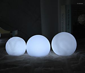 Перезаряжаемая шариковая газонная лампа пульт дистанционное управление RGB Водонепроницаемое светло -легкое открытое внутреннее свадебная вечеринка сад