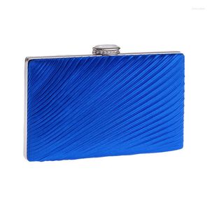 Abendtaschen Royal Blue Damen Polyester Tasche Handtasche Schulter Braut Hochzeit Clutch Mode Party Geldbörse Make-up XST212-A