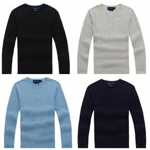 Sweater Hot Cowl Neck Mile Mile Wile Polo Brand Men Sweater Twist Sweater Sweater Cotton Sweater Sweater Sweater Small Horse Game Tamanho S-2xl