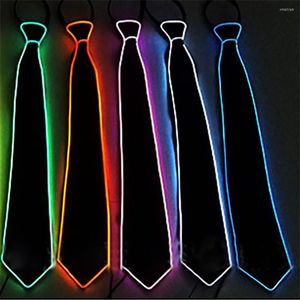 Bow Ties Unisex Casual Light Tie Show Party LED Bar Night Fashion Personality Fun Decoration Accessories Stage Costume