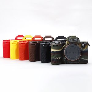 Accessori per borse fotografiche Custodia in pelle in Silicone protezione per corpo borsa per fotocamera Mirrorless per Sony A7 IV A7IV ILCE-7M4