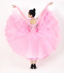 Stage Wear Modern Dance Performance Skirt Competition Costume Ballroom Dress Big Professional Waltz Customization