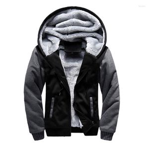 Piumino invernale da uomo Uomo Casual Pile Caldo Cappotti con cappuccio Capispalla moda Giacca a vento Addensare Parka Casaco Masculino Abbigliamento di marca