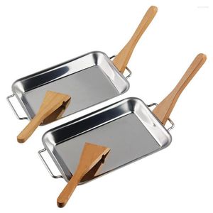 Plates Stainless Steel Cheese Plate Dinner Restaurant Serving Tray Dessert Cake Snack Dishes Silver Butter Dish Storage