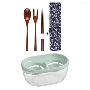 Conjuntos de utensílios de jantar 1x ovo separador de gema White Filter Divider Kitchen Gadget 1set Wooden Spoon Fork