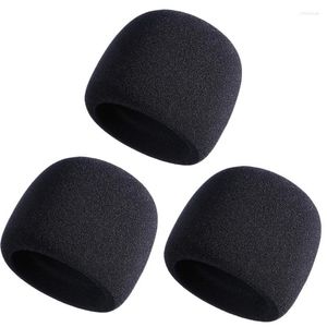 Microphones Mic Cover Sponge Microphone Windscreen For Blue Pro Condenser (Black 3 Pack)