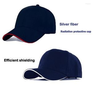 Ballkappen Elektromagnetische Strahlung Schutzkappe EMF Abschirmung Baseball Unisex Sommer Sonnenschutz Anti-Strahlung Snapback Hut