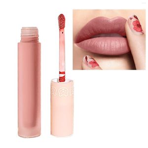 Lip Gloss Lipstick And Makeup Products Honey Bottles Velvet Liquid Cosmetics Classic Waterproof Tints For Girls