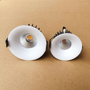 Downlight, gebogen, tiefes Loch, blendfreie Deckenleuchte, hoher Display-Strahler, 16 W, Familie, El