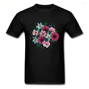 Herren-T-Shirts, Blumenstrauß-T-Shirts, Valentinstag-T-Shirt, Männer-Shirt, Damen-Kleidung, Blumen-Blumen-Tops, Liebhaber-Geschenk, T-Shirts, individuelles Paar-Match