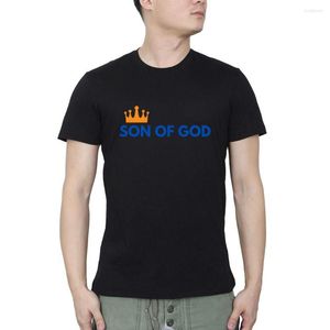 Camisetas masculinas, filho de Deus, camiseta macia para roupas masculinas