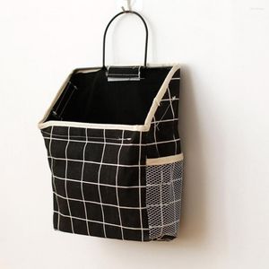 Storage Boxes Home Supplies Hanging Holder Easy To Install Practical Convenient Bag With Hook