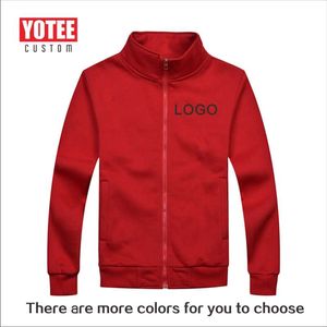 Kamizelki męskie Yotee 2023 Autumn and Winter Casual High Quality Stand Około Kurtka Zamek Personal Firma Custom Logo Logo Cashmere